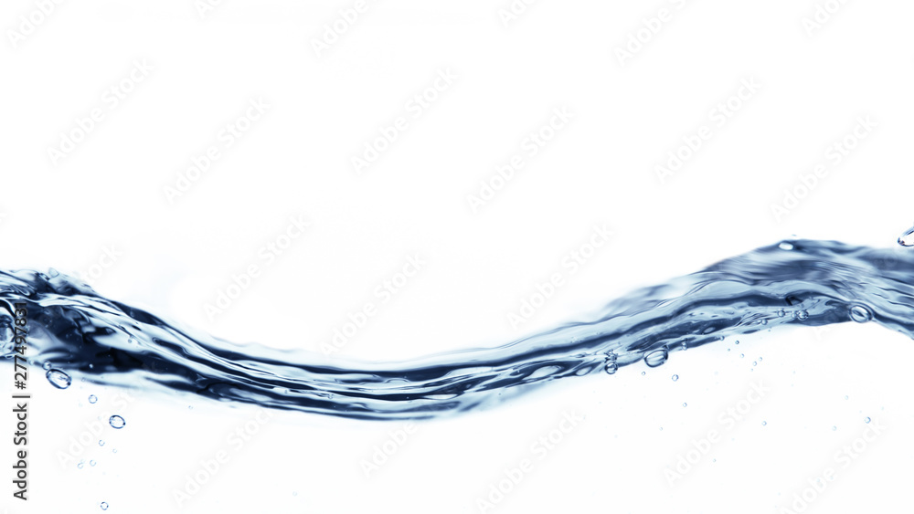 Water wave splash isolated on white background Water wave splash isolated on white background