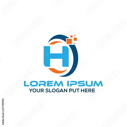 H LETTER LOGO/IDENTITY DESIGN FOR USE ALL PURPOSE