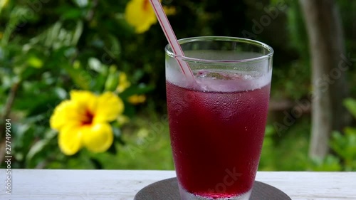 紫蘇ジュース　健康的な飲み物