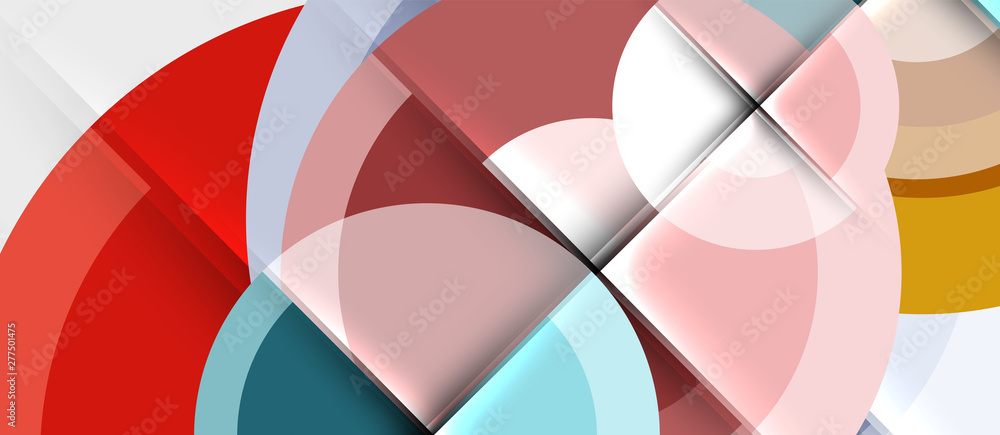 Geometric design abstract background - circles Geometric design abstract background - circles