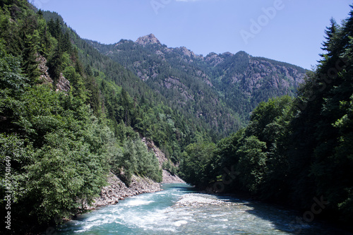 river in the mountains