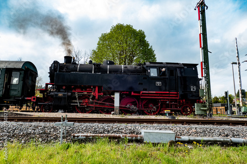 old Train in old Germany
