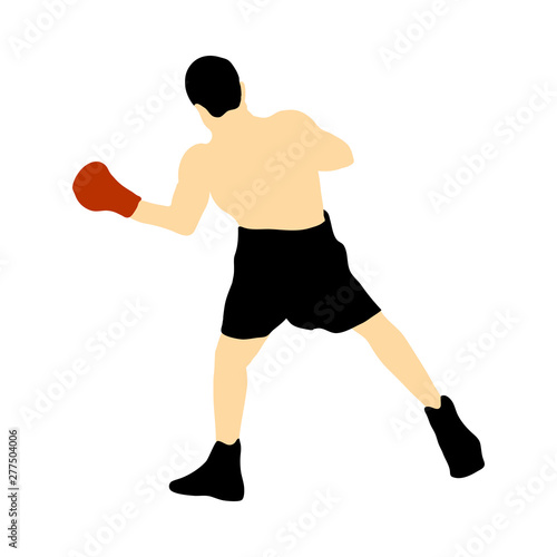 Boxing  silhouette