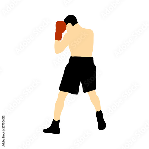 Boxing  silhouette