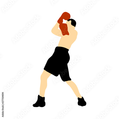 Boxing  silhouette