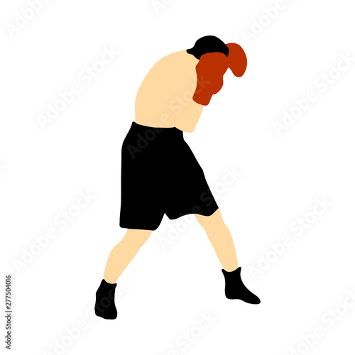 Boxing  silhouette