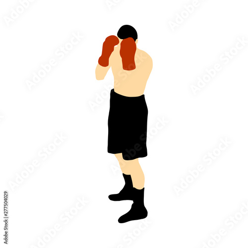 Boxing  silhouette