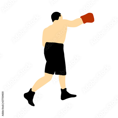 Boxing  silhouette