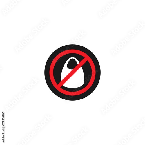 Crossed plastic bag. stop using disposable polythene package. Save the earth, environment concept.