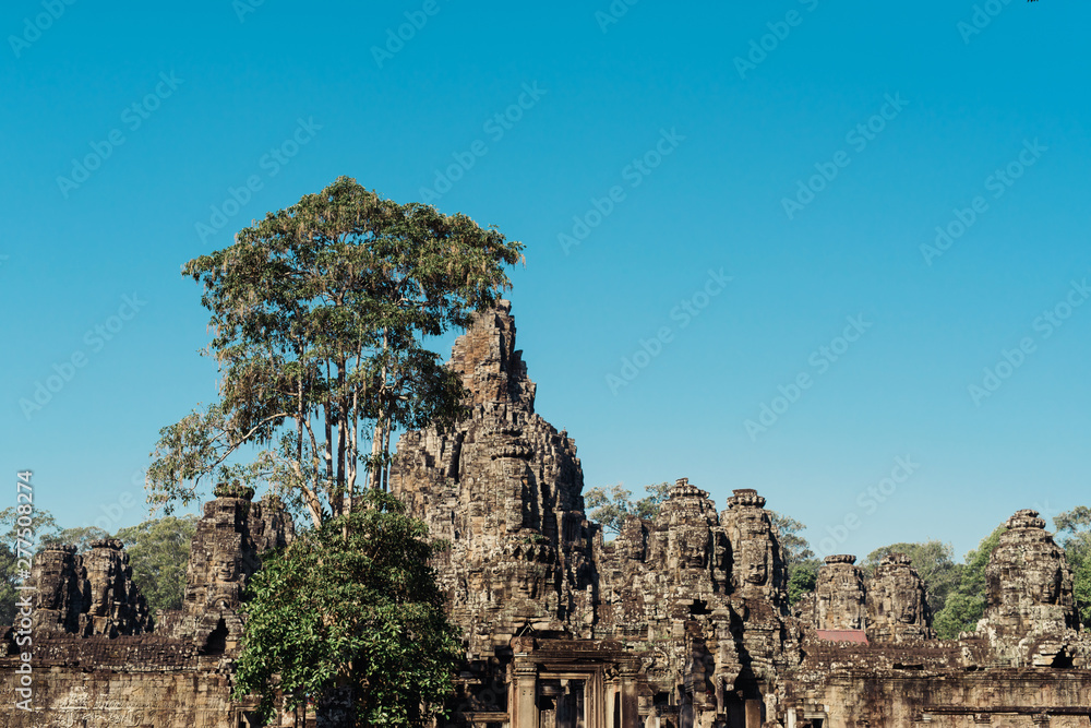 Obraz premium Bayon temple in Angkor Thom, Siemreap, Cambodia