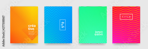Texture pattern background, abstract geometric line wave. Vector color gradient modern trend pattern background design