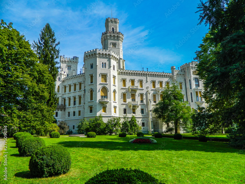 Hluboka is a historic castle in the Czech Republic