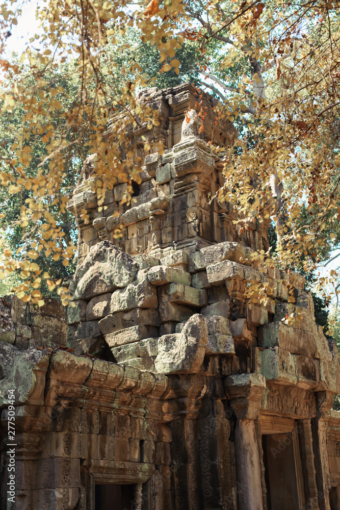 Angkor Wat in Cambodia is the largest religious monument in the world and a World heritage listed complex