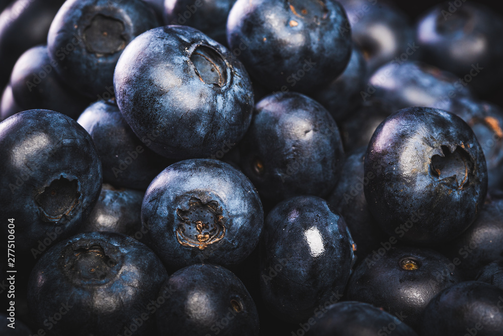 Fresh blueberries isolated on black background. Fresh blueberries isolated on black background.