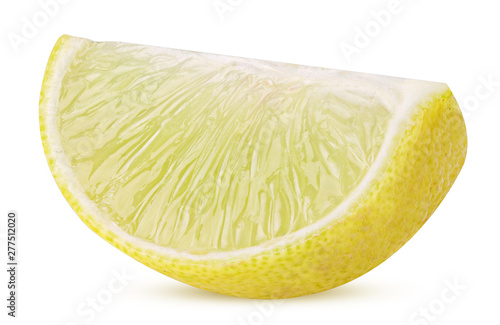 Fresh yellow lime slice