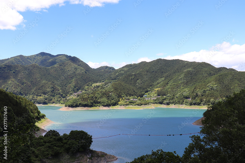 神流湖（群馬県藤岡市）,lake kanna,fujioka city,gunma,japan