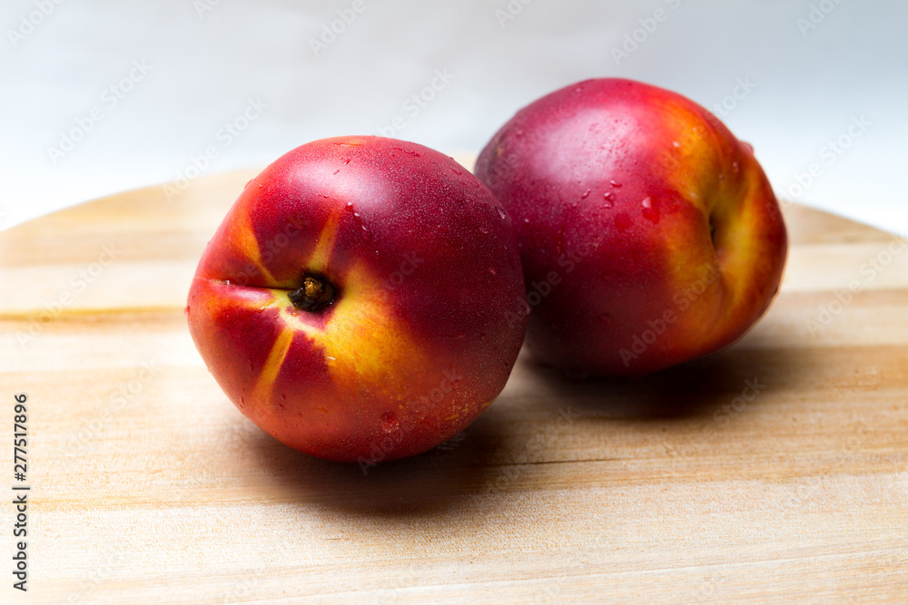 nectarines isolated on white background nectarines isolated on white background