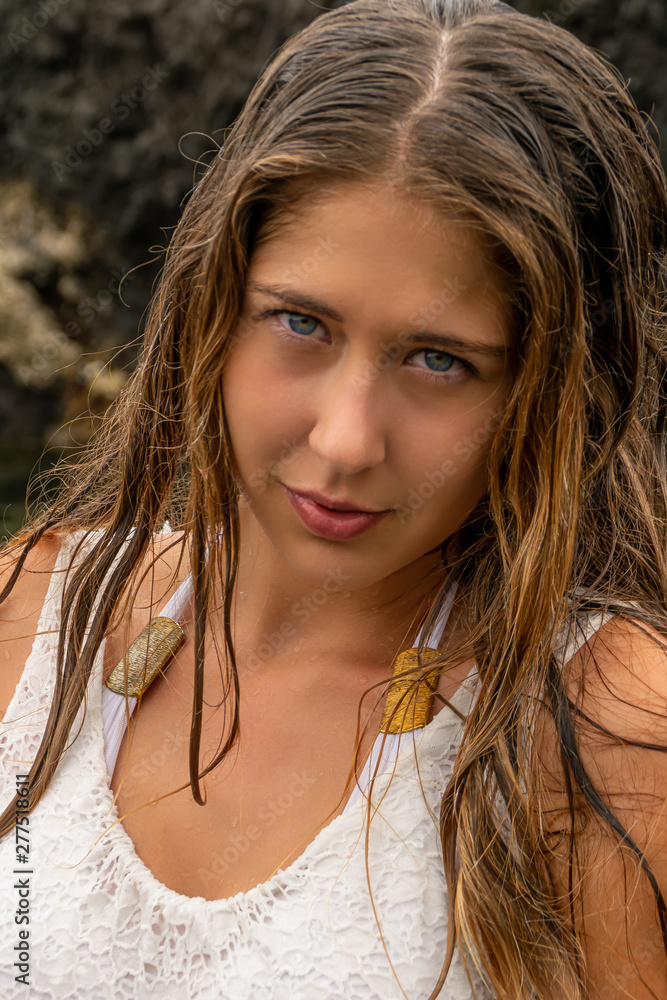 Fototapeta premium A shooting with Julia on the south of Tenerife