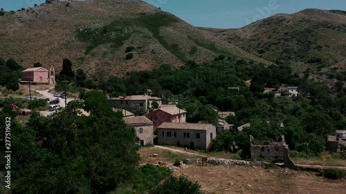 Wallpaper Mural Aerial view of Old Perithia, Greece Torontodigital.ca