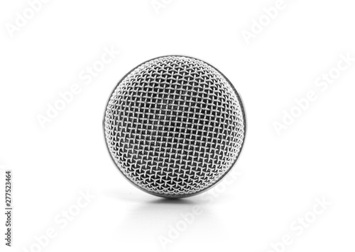 Concert microphone isolated on a white background. © Denis Rozhnovsky