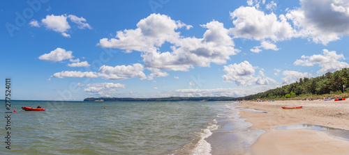 Fototapeta Naklejka Na Ścianę i Meble -  Beach of Prora, Ruegen island, Germany