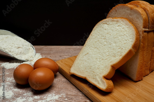 Bread slides on wood   ￼