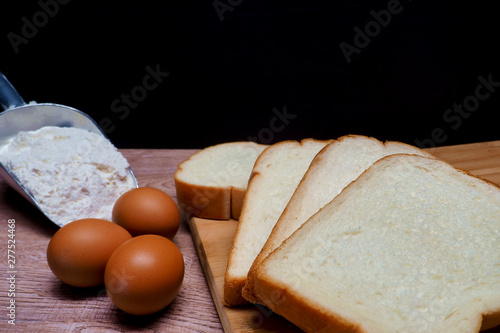 Bread slides on wood   ￼