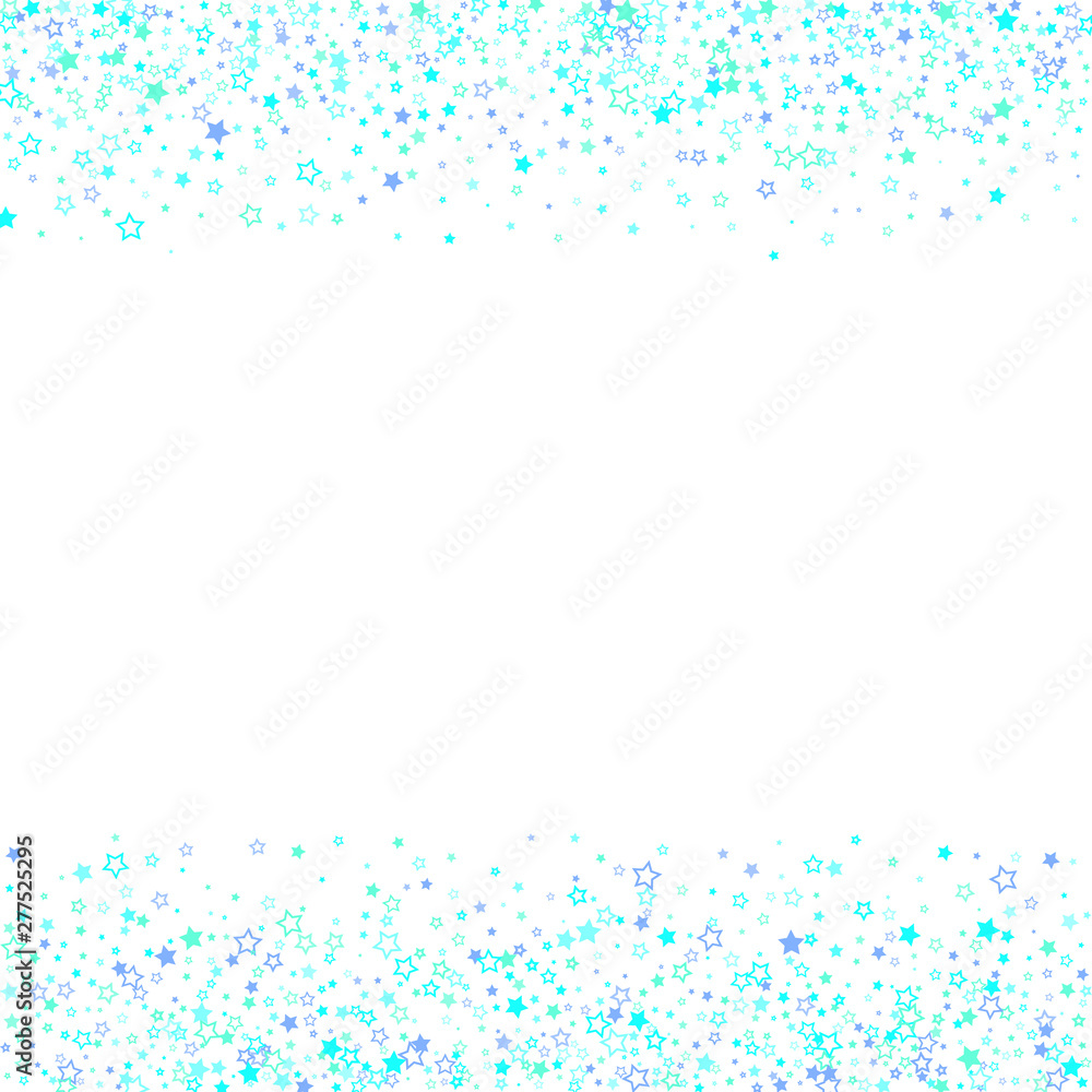 Blue, cyan, turquoise glitter stars confetti Blue, cyan, turquoise glitter stars confetti