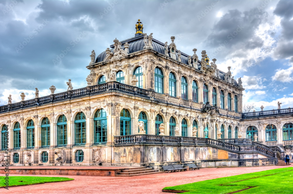 Dresden gallery in Zwinger complex, Dresden, Germany