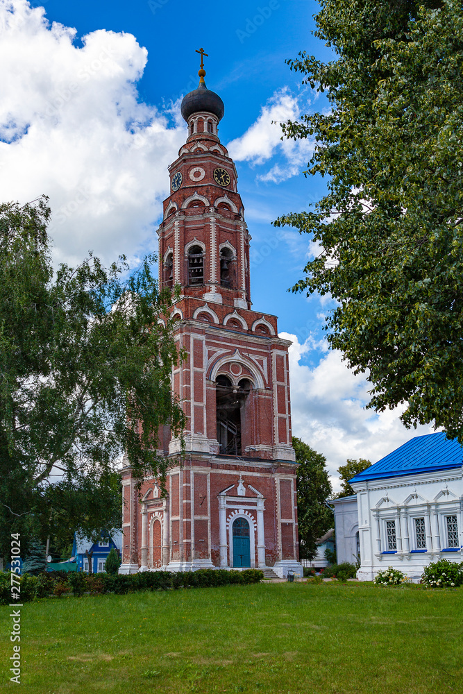 Bell tower of an old orthodox church