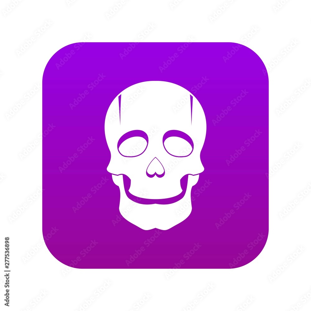 Singer mask icon digital purple for any design isolated on white vector illustration Singer mask icon digital purple for any design isolated on white vector illustration