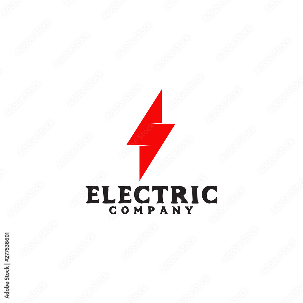 Electric company logo design vector template Electric company logo design vector template