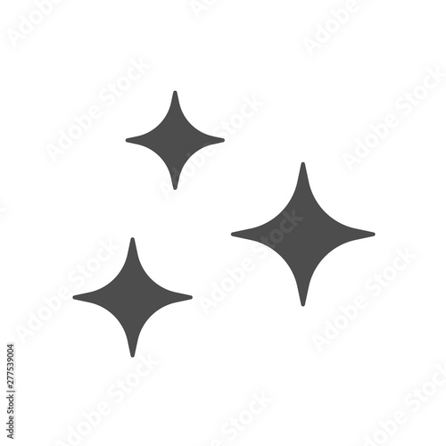 space stars vector icon isolated on white background. stars flat icon for web  mobile and user interface design
