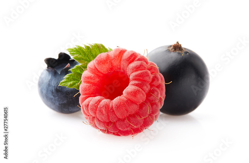 Fresh berries in closeup