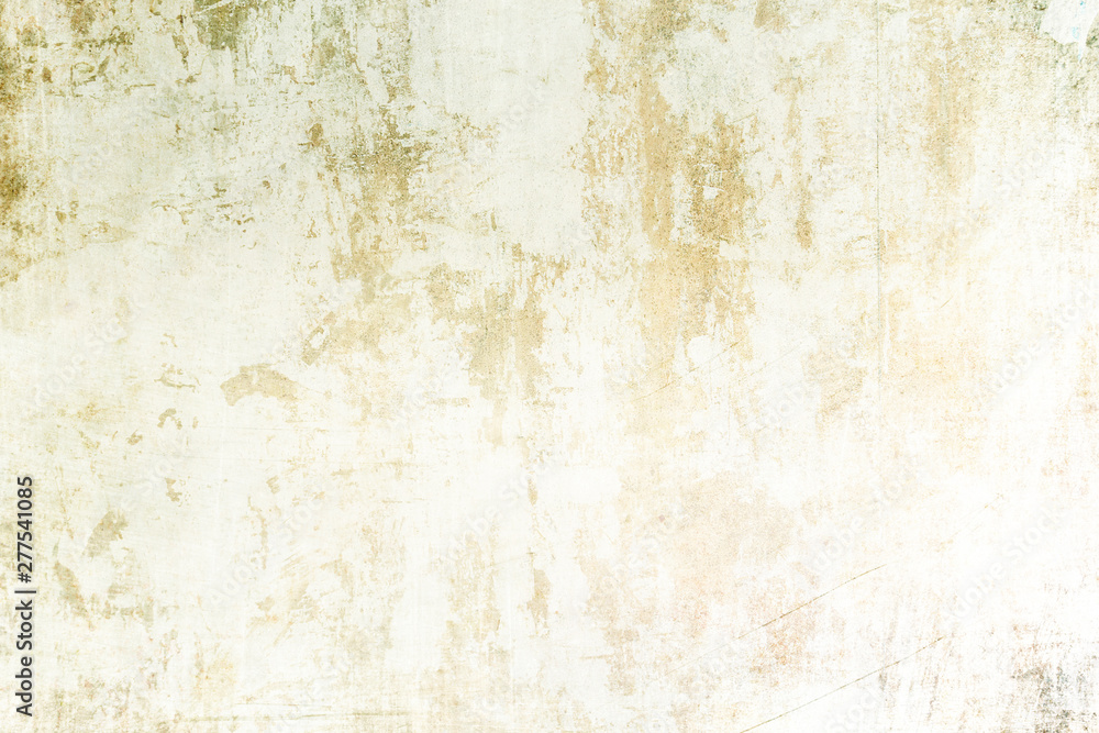 Old white grungy wall texture or background