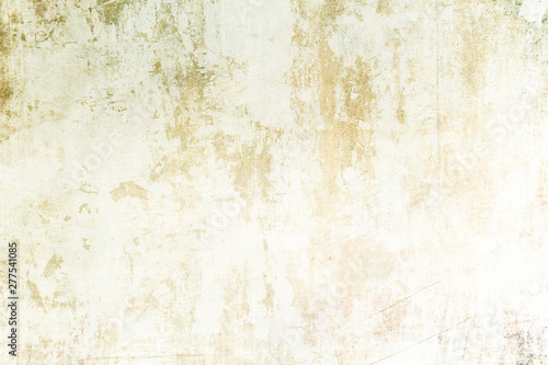 Old white grungy wall texture or background