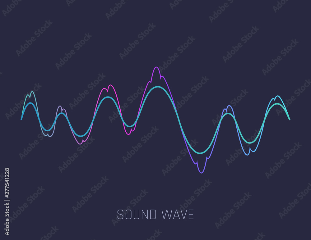 Music sound waves. Audio equalizer technology, pulse musical. Vector illustration. Music sound waves. Audio equalizer technology, pulse musical. Vector illustration.
