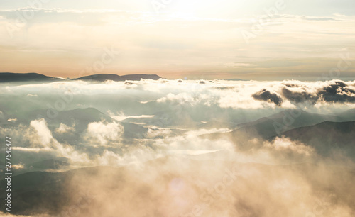 cloudy mountains