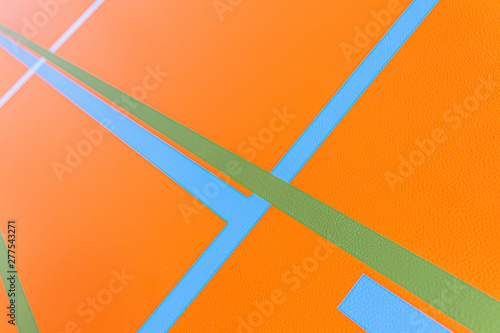 Wallpaper Mural Colorful lines on the floor of a sports arena Torontodigital.ca