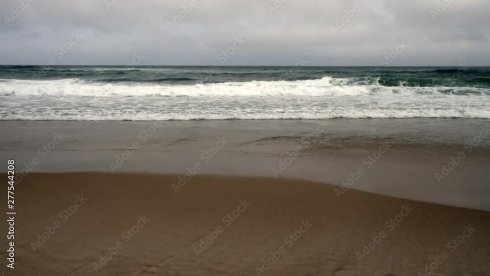 Atlantic Ocean beach seascape after a storm Atlantic Ocean beach seascape after a storm