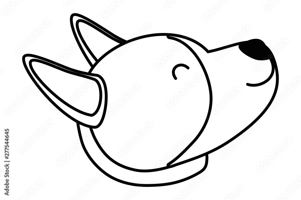 Dog cartoon design vector illustrator