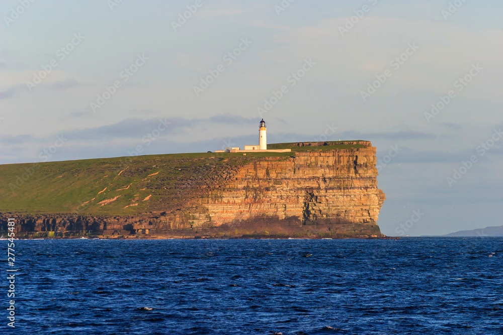 Lighthouse on a high cliff