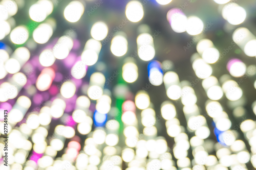 abstract blur of lights bokeh background.