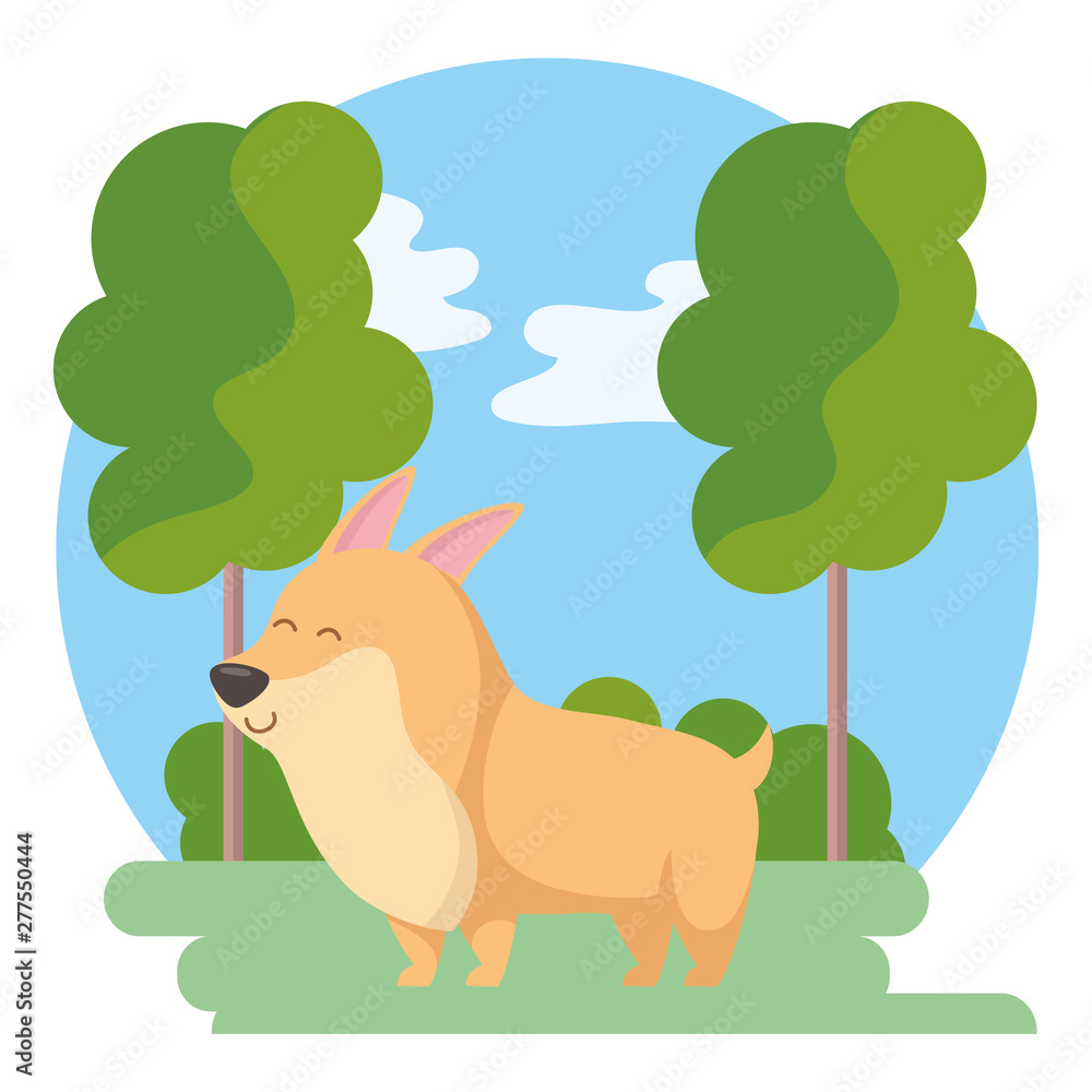 Dog cartoon design vector illustrator Dog cartoon design vector illustrator