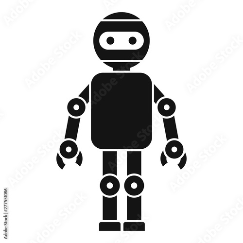 Mechanic robot icon. Simple illustration of mechanic robot vector icon for web design isolated on white background