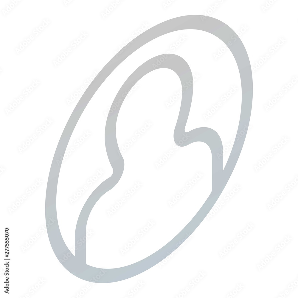 Avatar icon. Isometric of avatar vector icon for web design isolated on white background Avatar icon. Isometric of avatar vector icon for web design isolated on white background