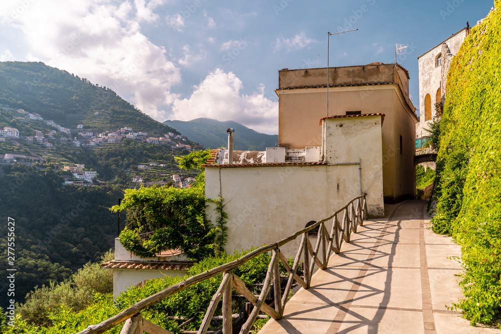 The wonderful village of Ravello in Amalfi Coast Italy