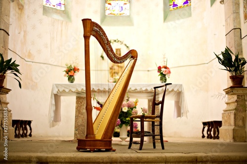 Harpe musique église religion - instrument à corde - spectacle concert photo