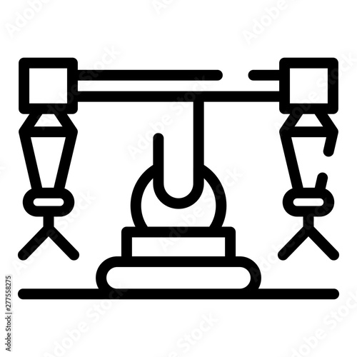 Assembly tool icon. Outline assembly tool vector icon for web design isolated on white background