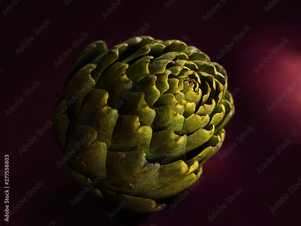 Fototapeta premium dramatic artichoke